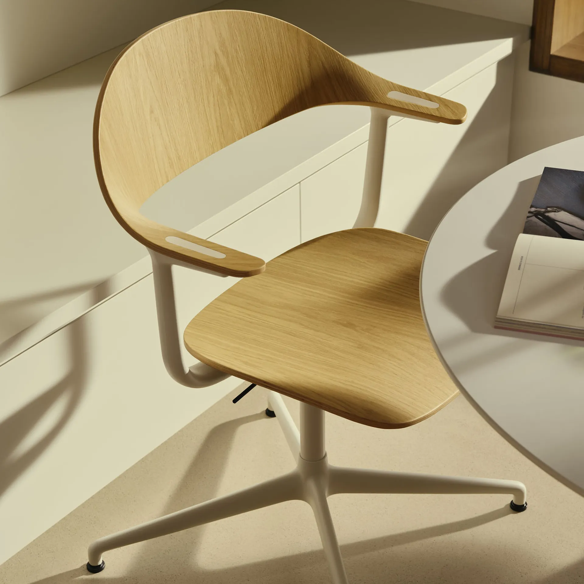 Mynt desk chair natural oak  - Vitra - NO GA