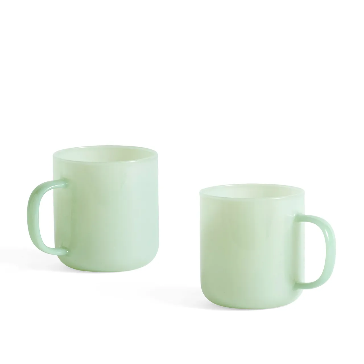 Borosilicate Mug Set Of 2 - Jade Light Blue