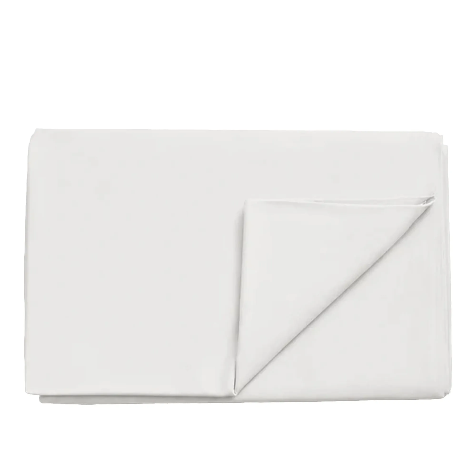 Edge Satin Flat Sheet Ogland White - 1