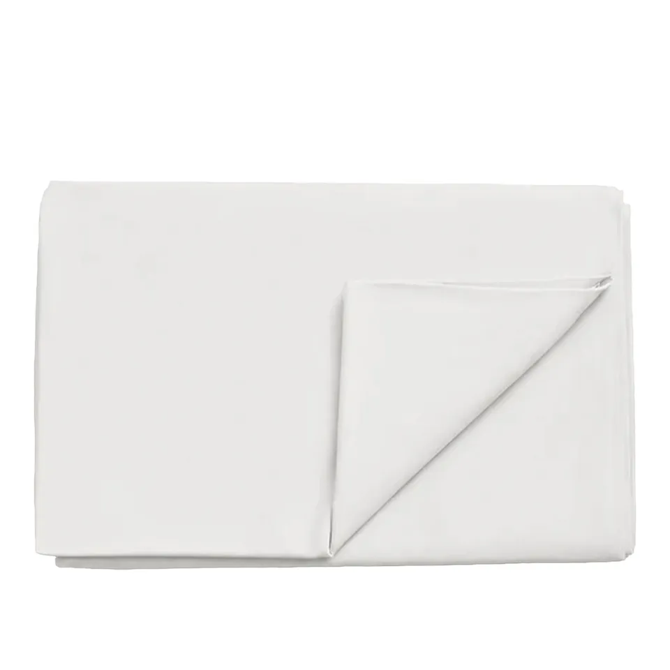 Edge Satin Flat Sheet Ogland White