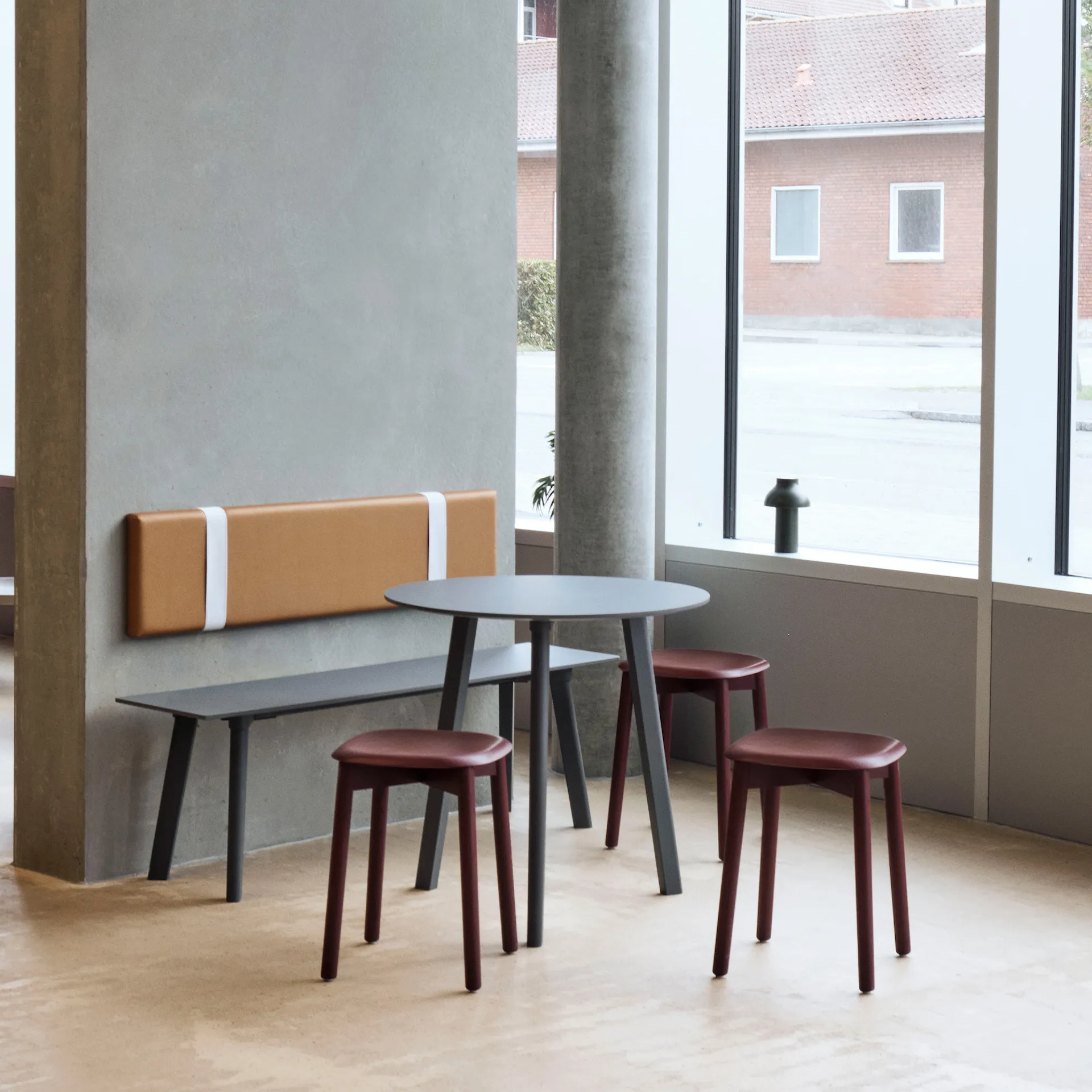 Soft Edge 72 Stool | Viaduct Furniture