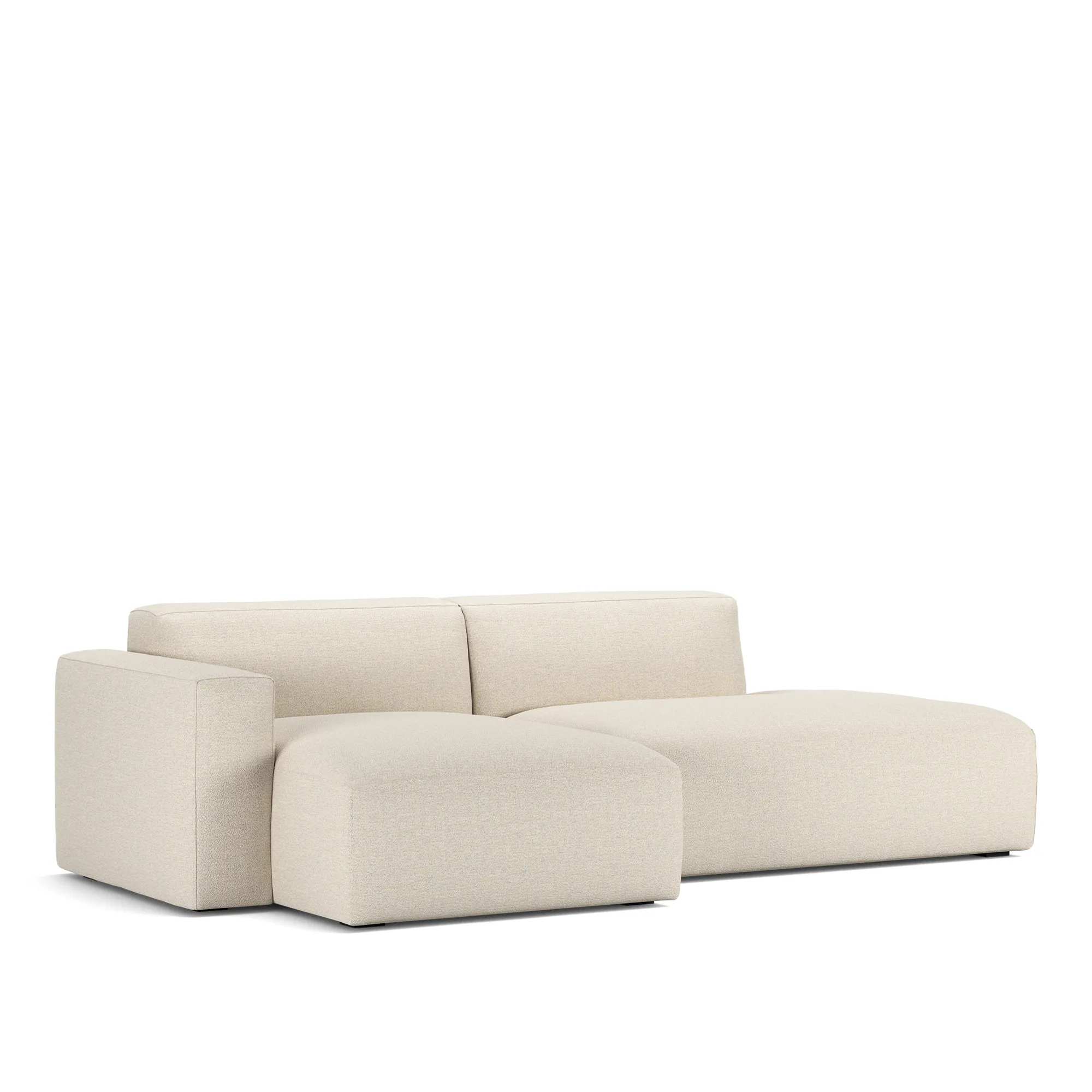 Brick 2-Seater Chaise Lounge Open End Right - 4