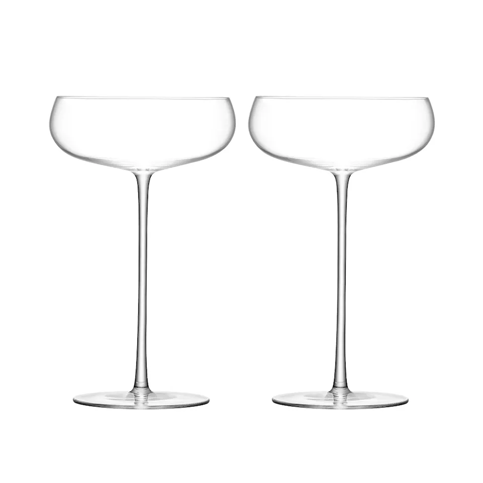 Wine Culture Champagne Saucer - Set of 2