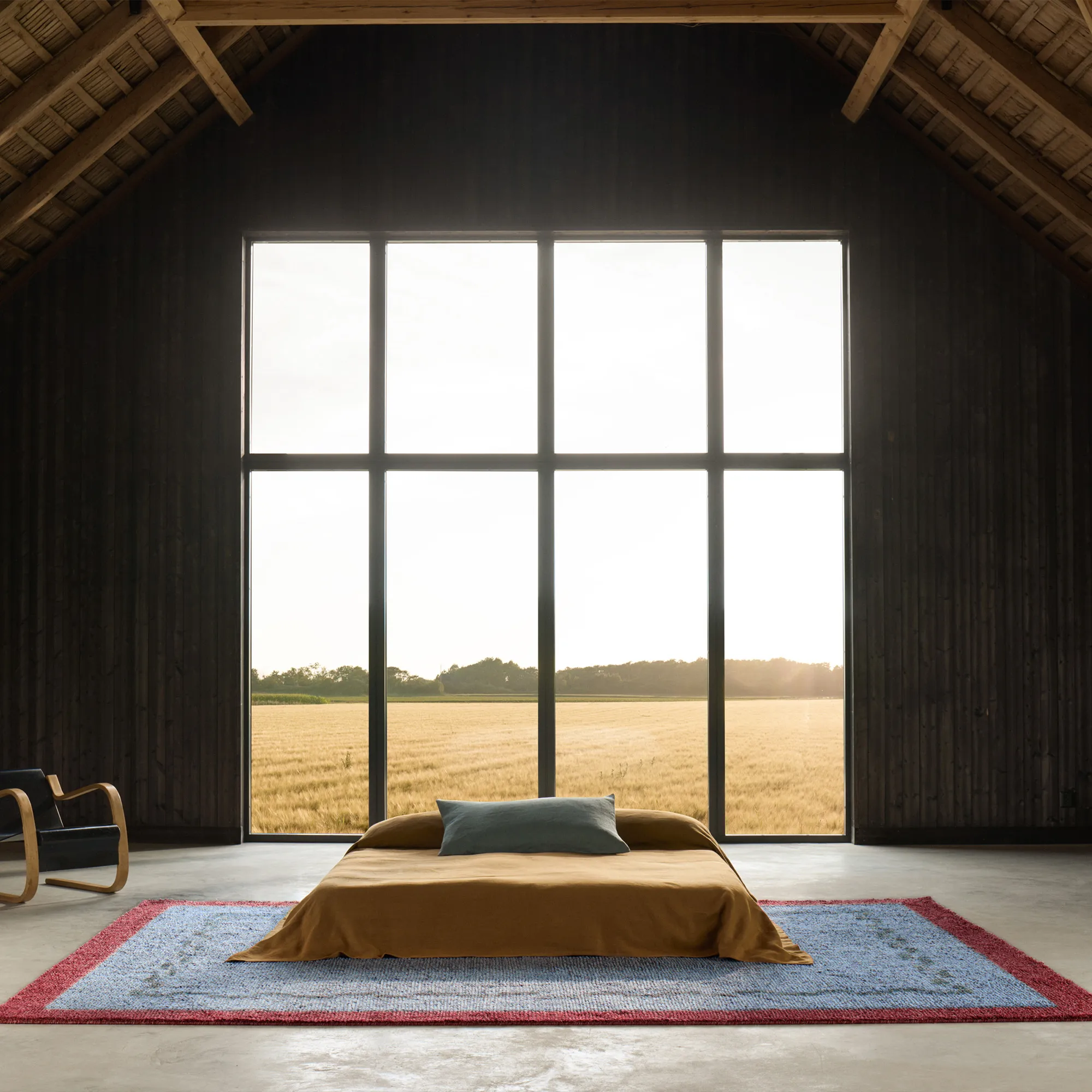 Ryya 01 Blue Rya Rug - 4