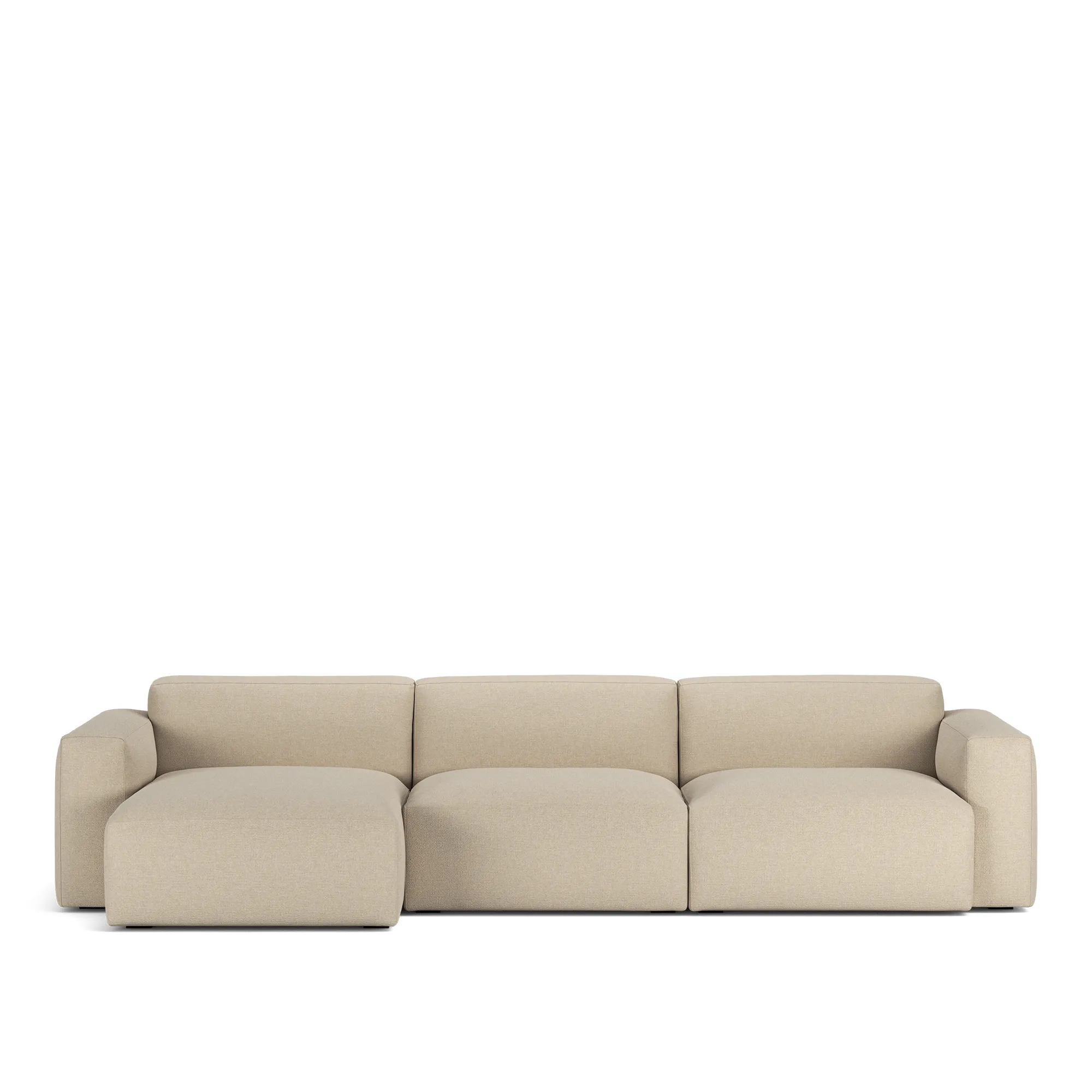 Brick 3-Seater Chaise Lounge Left - 1
