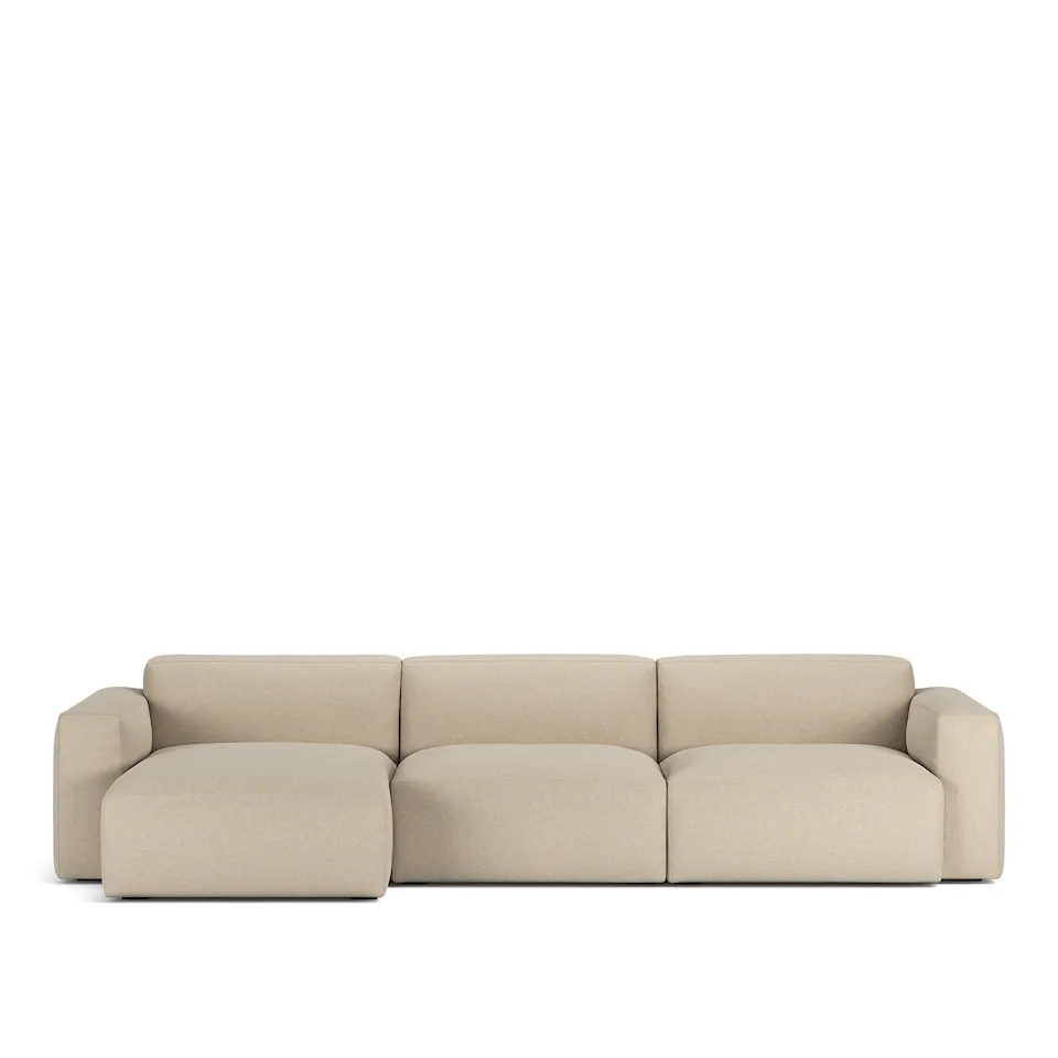 Brick 3-Seater Chaise Lounge Left