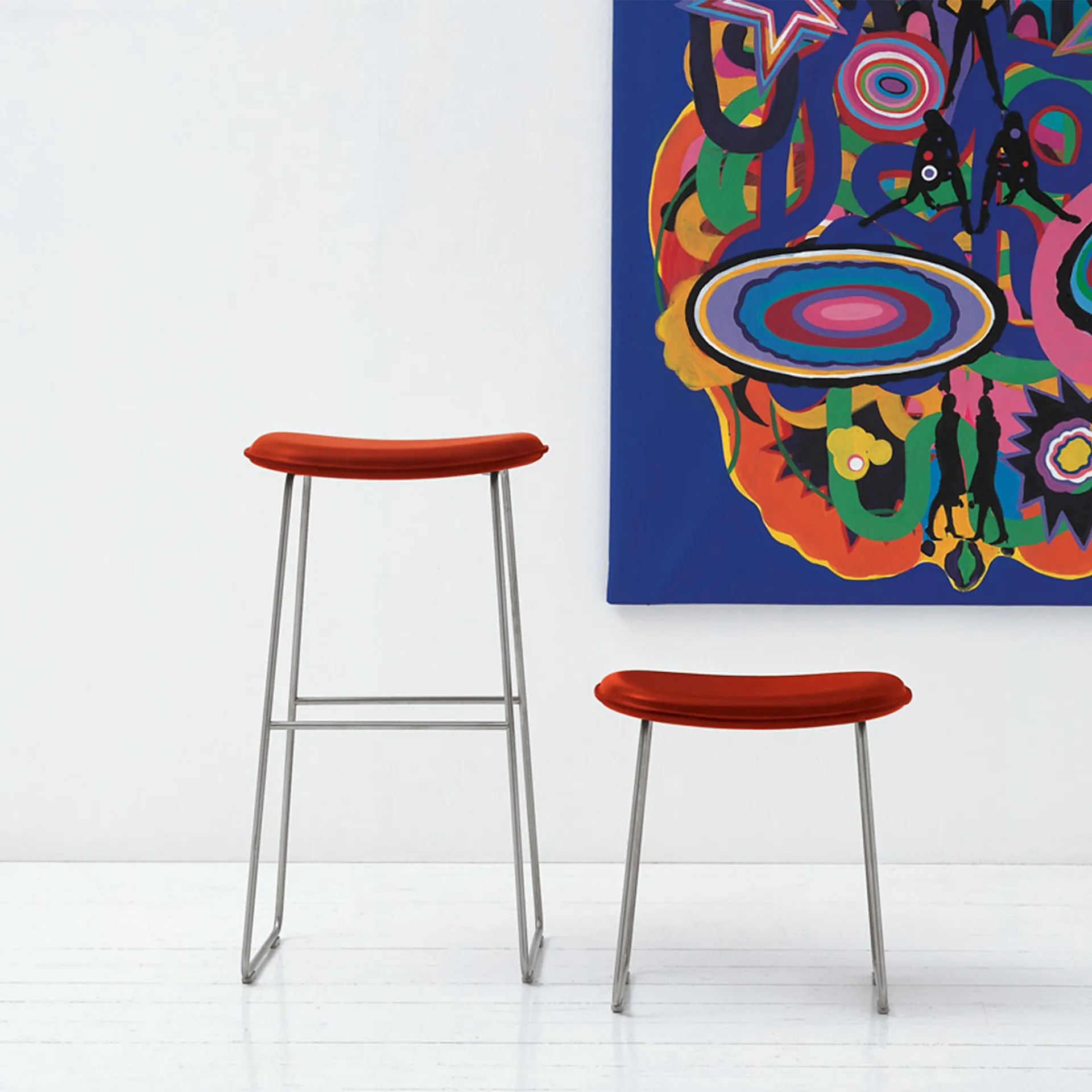 Morrison Stool High Padded - Cappellini - Jasper Morrison - NO GA