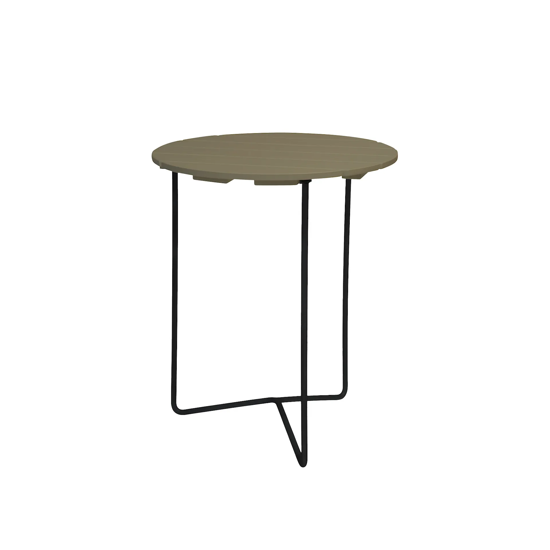 Table 6B Ø60cm black frame - Grythyttan Stålmöbler - NO GA