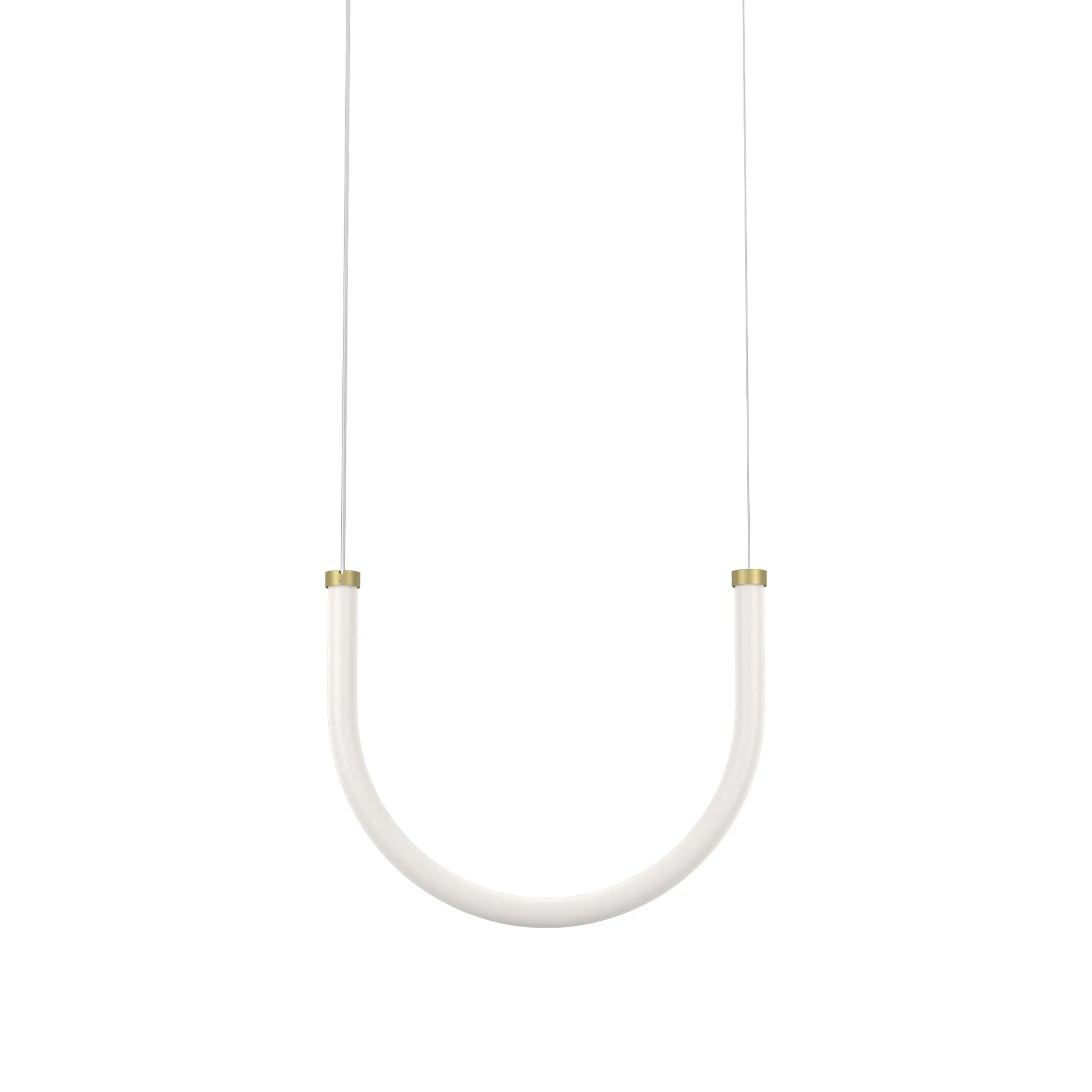 Unseen U pendant lamp brass - Petite Friture - NO GA