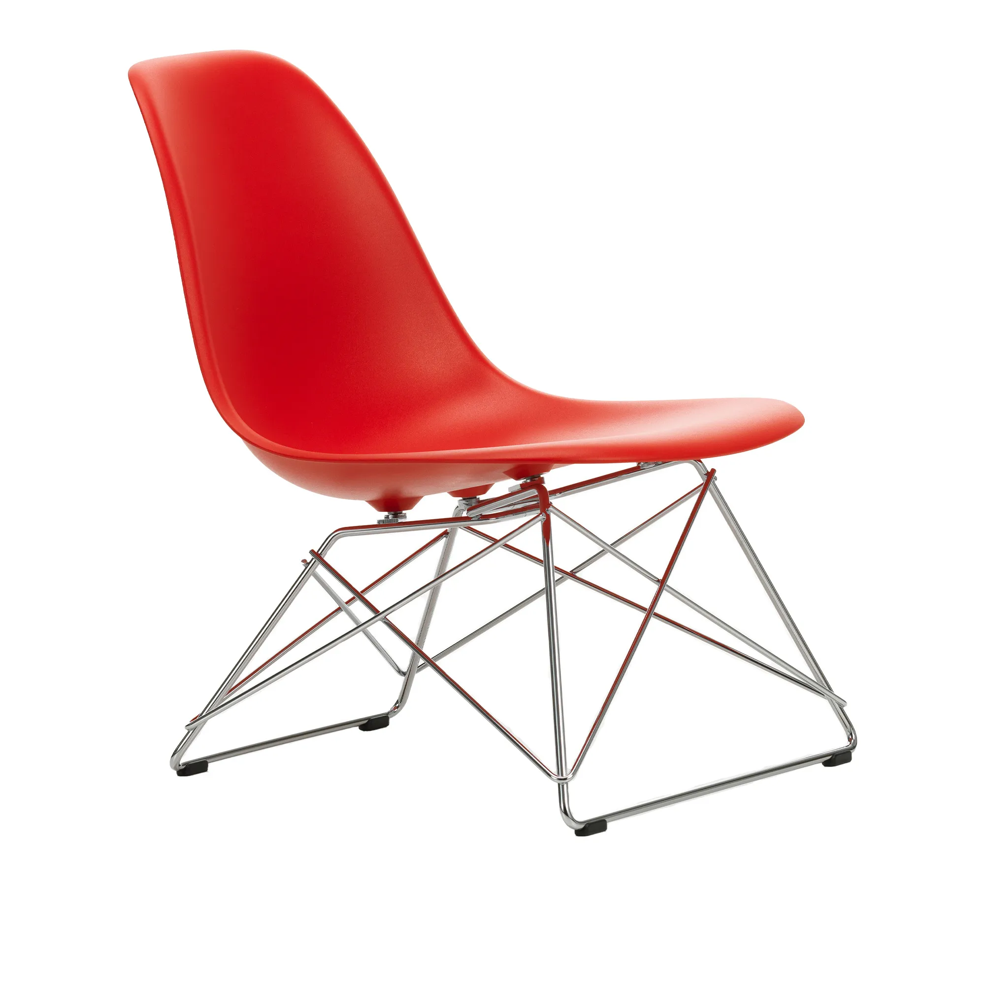 Eames RE Plastic Side Chair LSR tuoli Chrome - 1