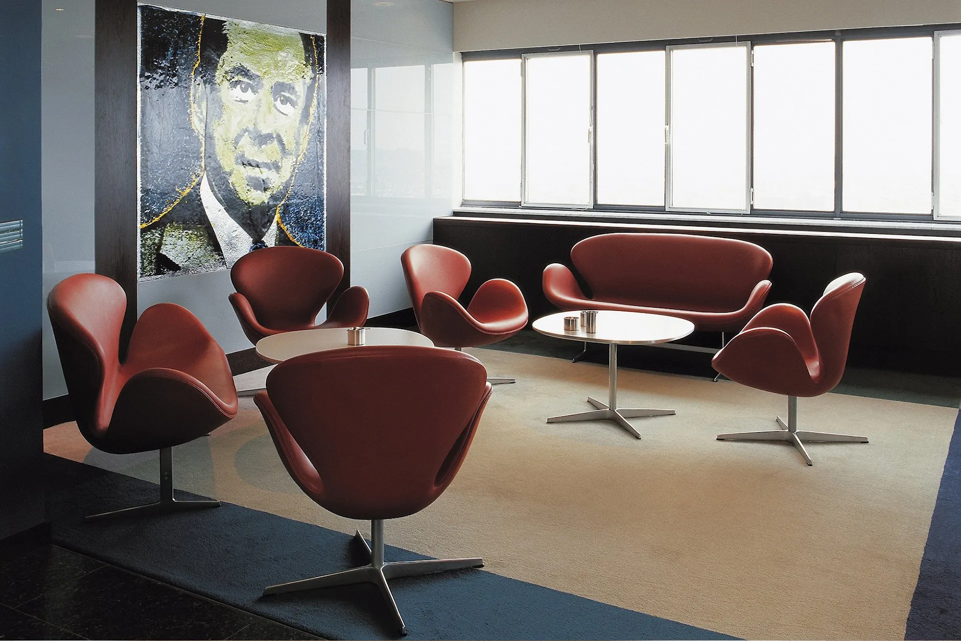 Supercirkulært Sofabord - Fritz Hansen - Arne Jacobsen - NO GA