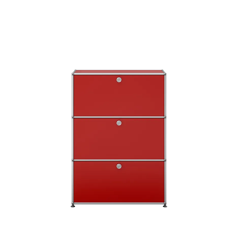 USM Haller 99 Shelving , USM Ruby Red