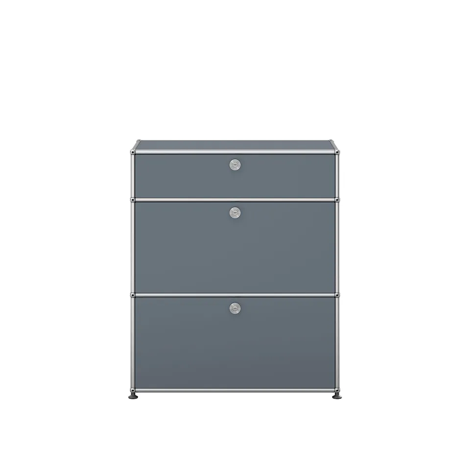 USM Haller 51 storage unit, USM Mid Gray