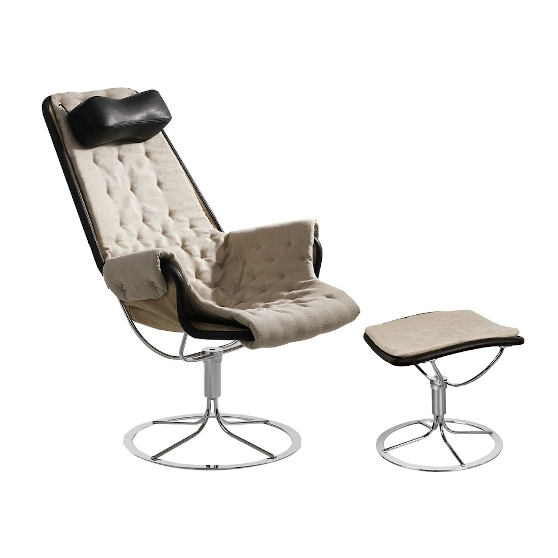 Jetson Match Armchair & Jetson 69 Footstool Dakota - DUX - Bruno Mathsson - NO GA