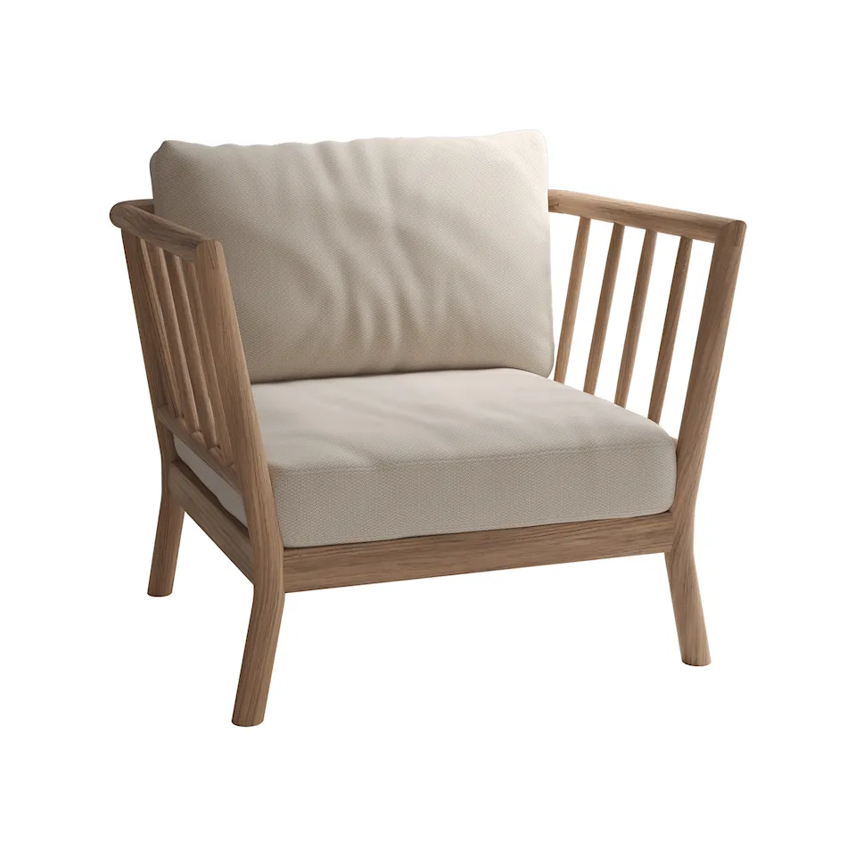 Tradition Lounge Chair, Light Sand, Teak FSC 100%