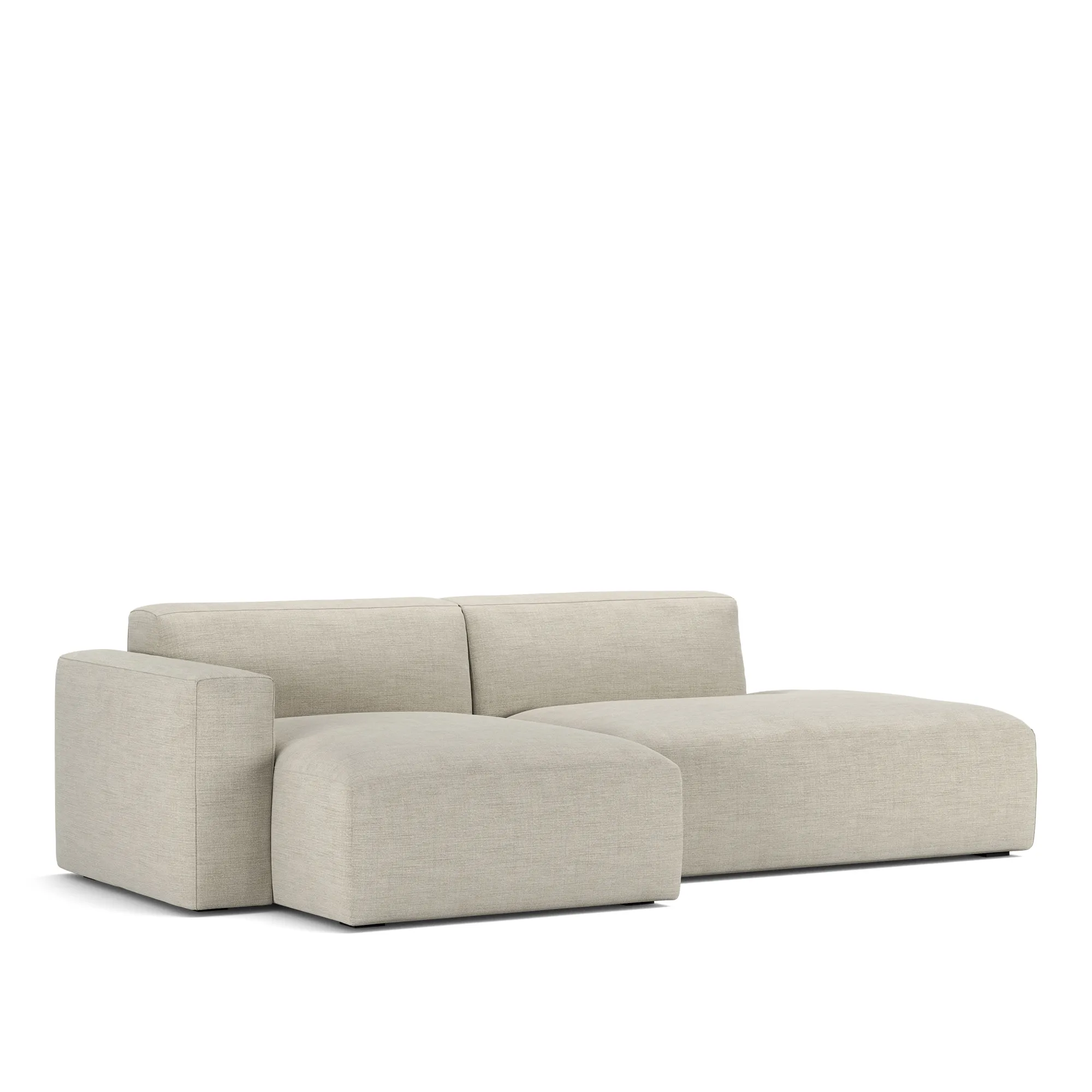 Brick 2-Seater Chaise Lounge Open End Right - 4
