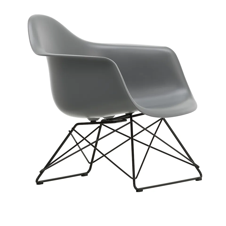 Eames RE Plastic Armchair LAR lænestol Basic Dark