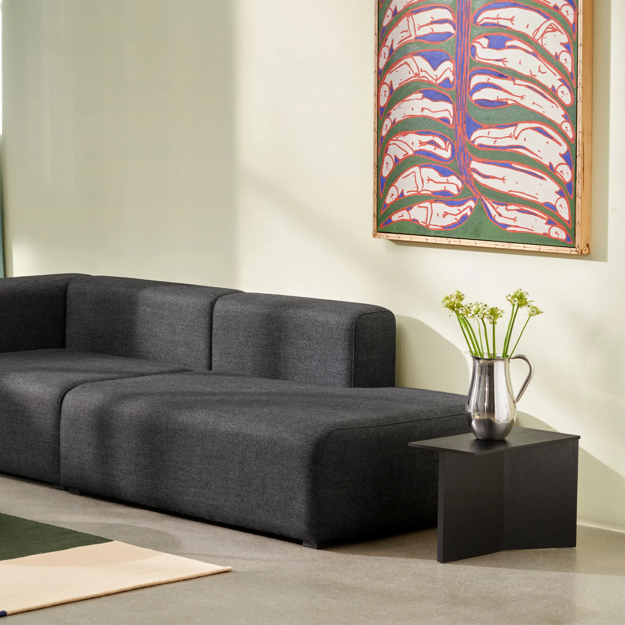 Slit Coffee Table Round High - 5