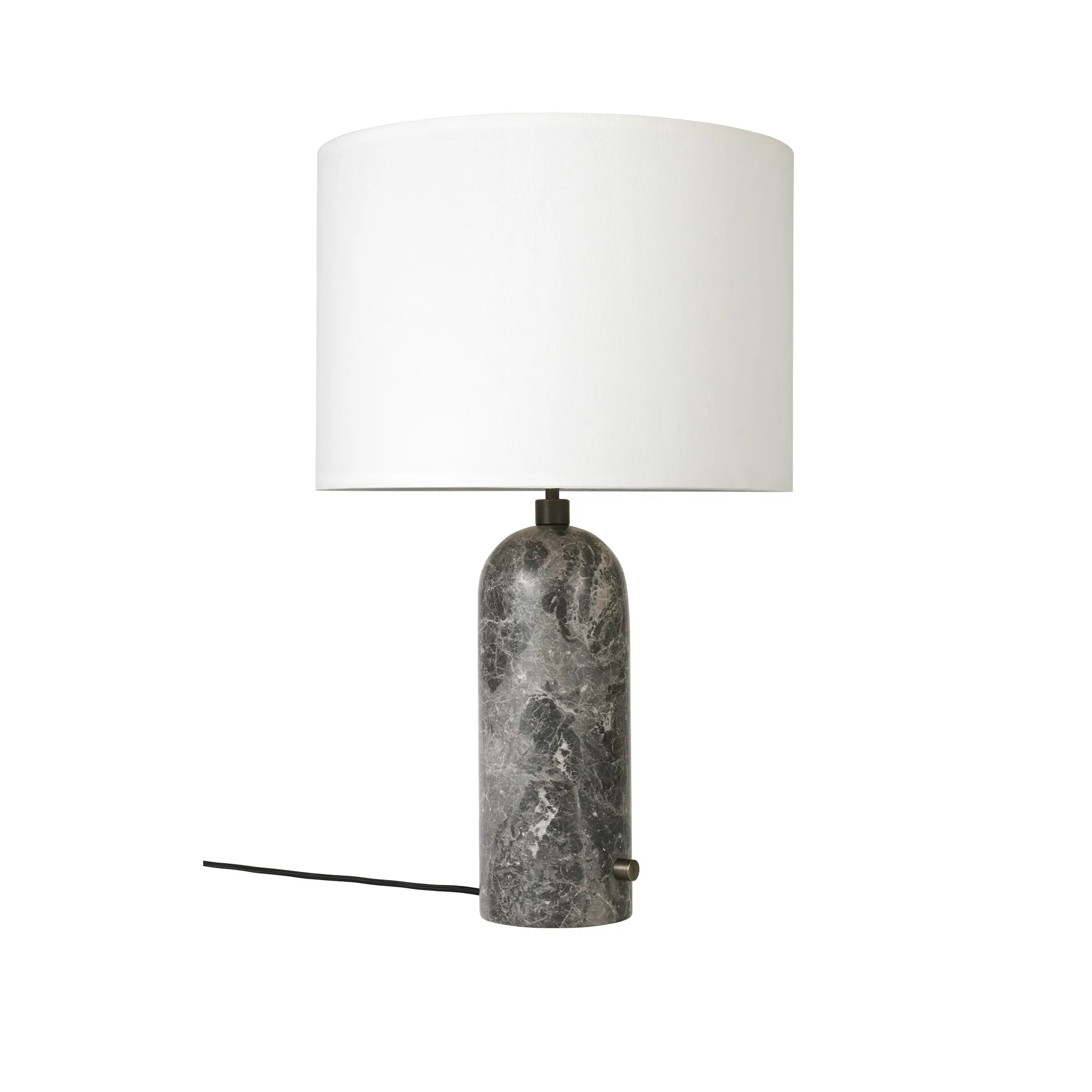 Gravity Table Lamp Large Grey Marble - 1