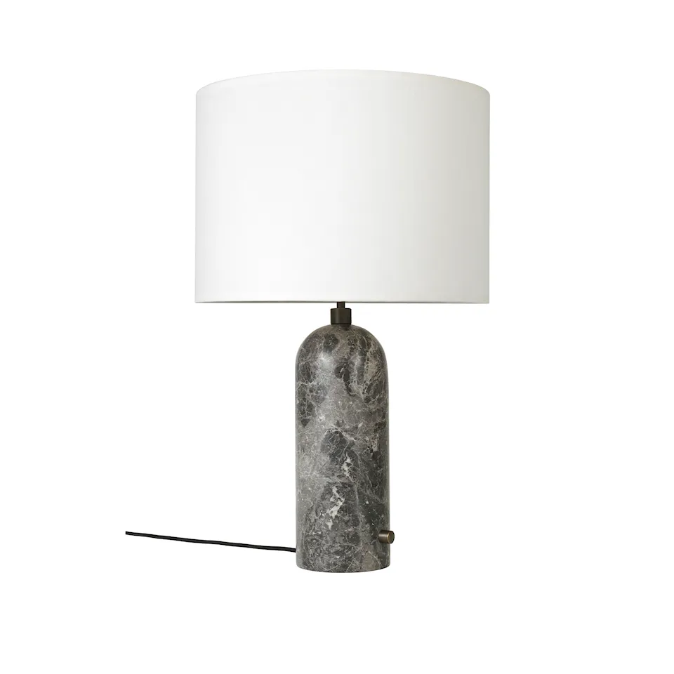 Gravity Table Lamp Large Grey Marble