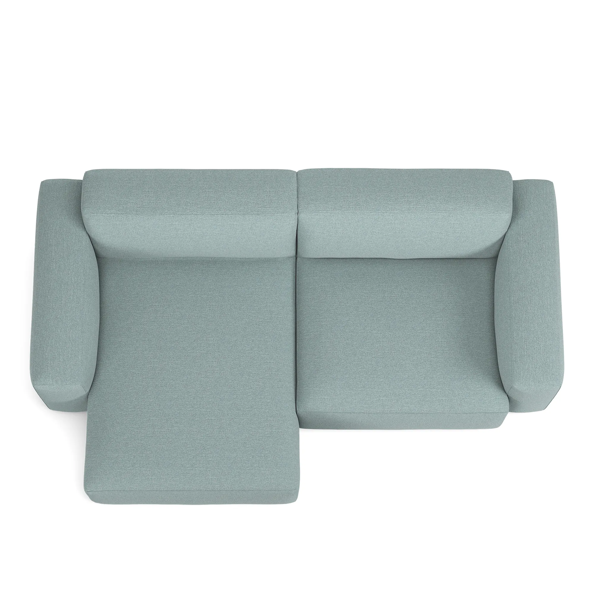 Brick 2-Seater Chaise Lounge Left - 8