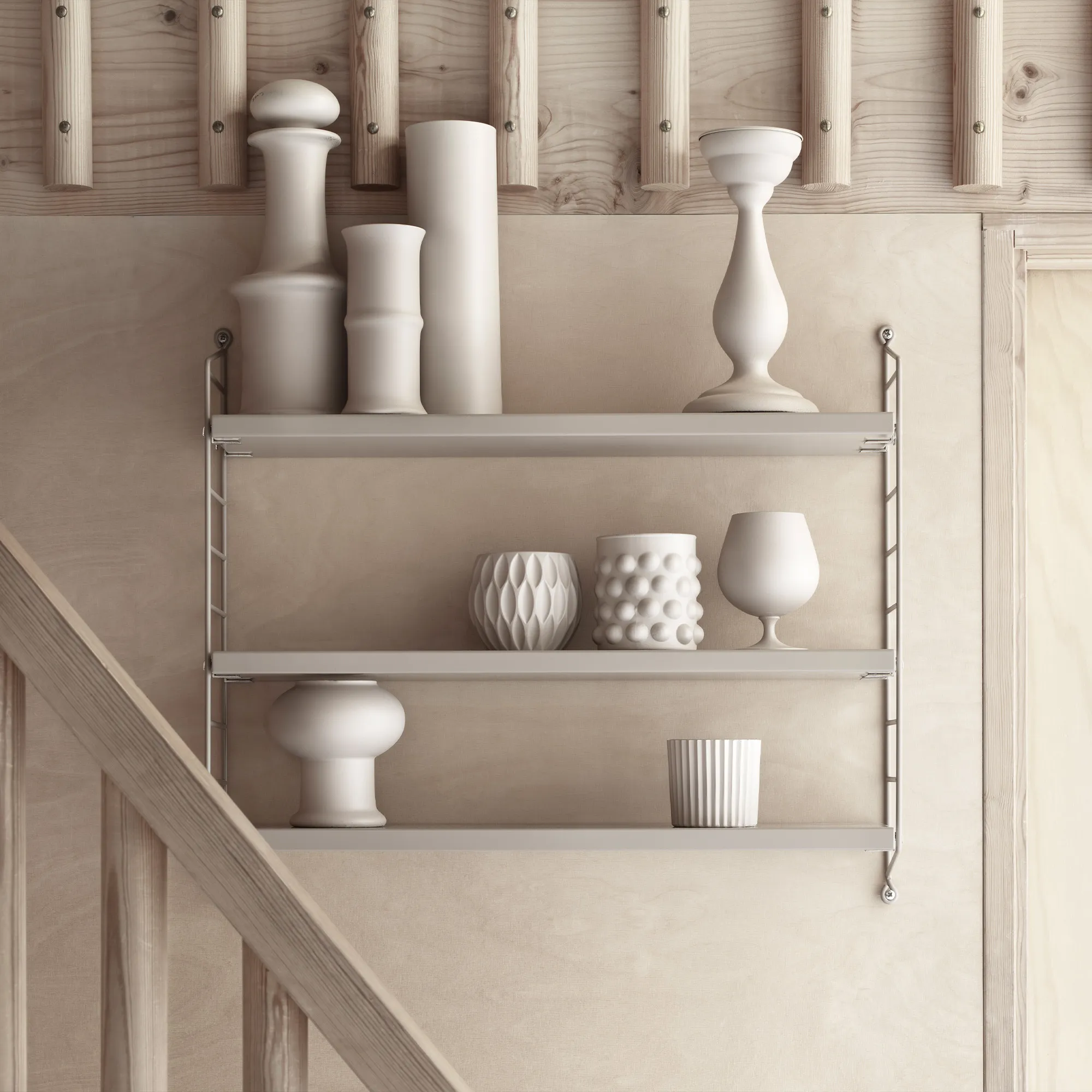 String Pocket Wall Shelf Metal - 5