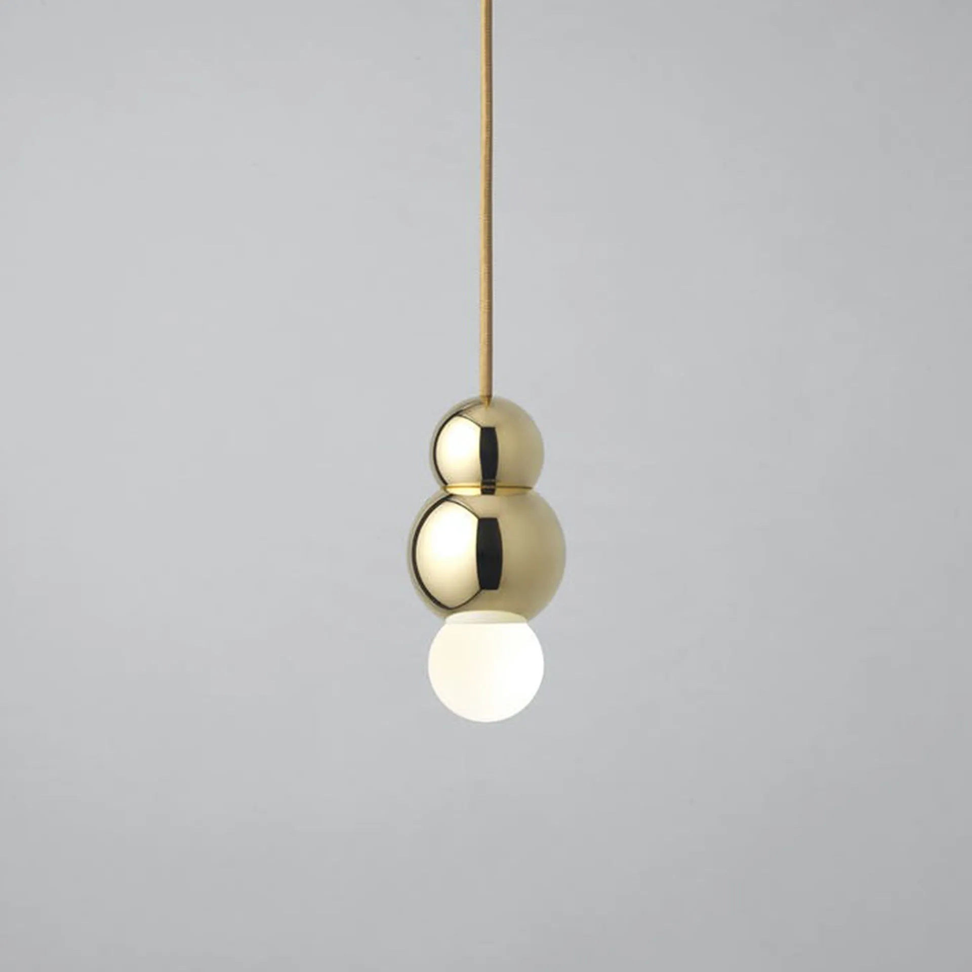 Ball Light Small Pendant Flex Polished Brass - Michael Anastassiades - Michael Anastassiades - NO GA