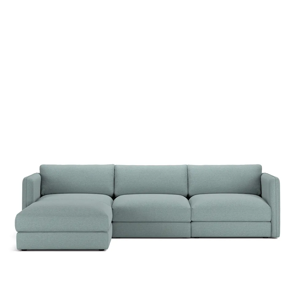 Pavarotti 03 3-Seater Sofa with Footstool