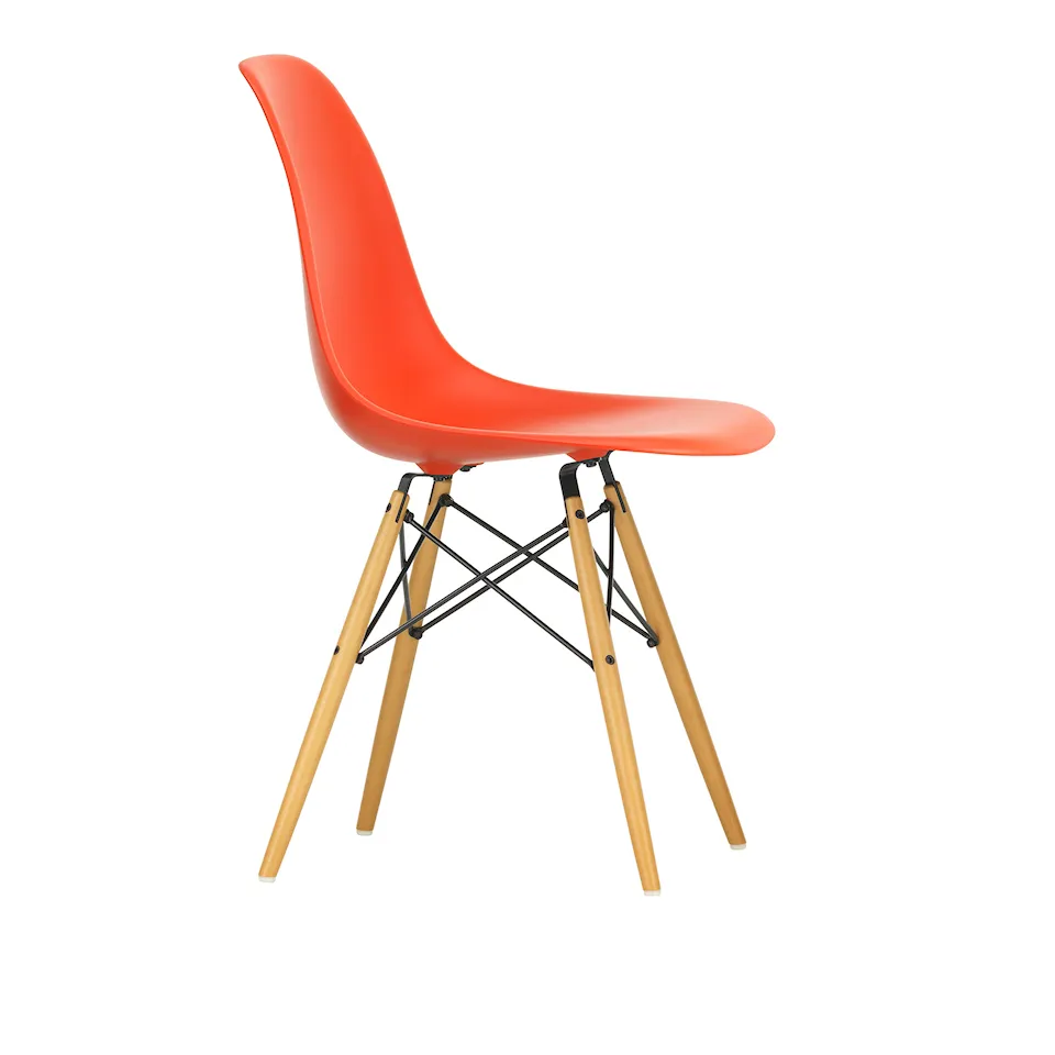 Eames RE Plastic Chair DSW tuoli Golden Maple