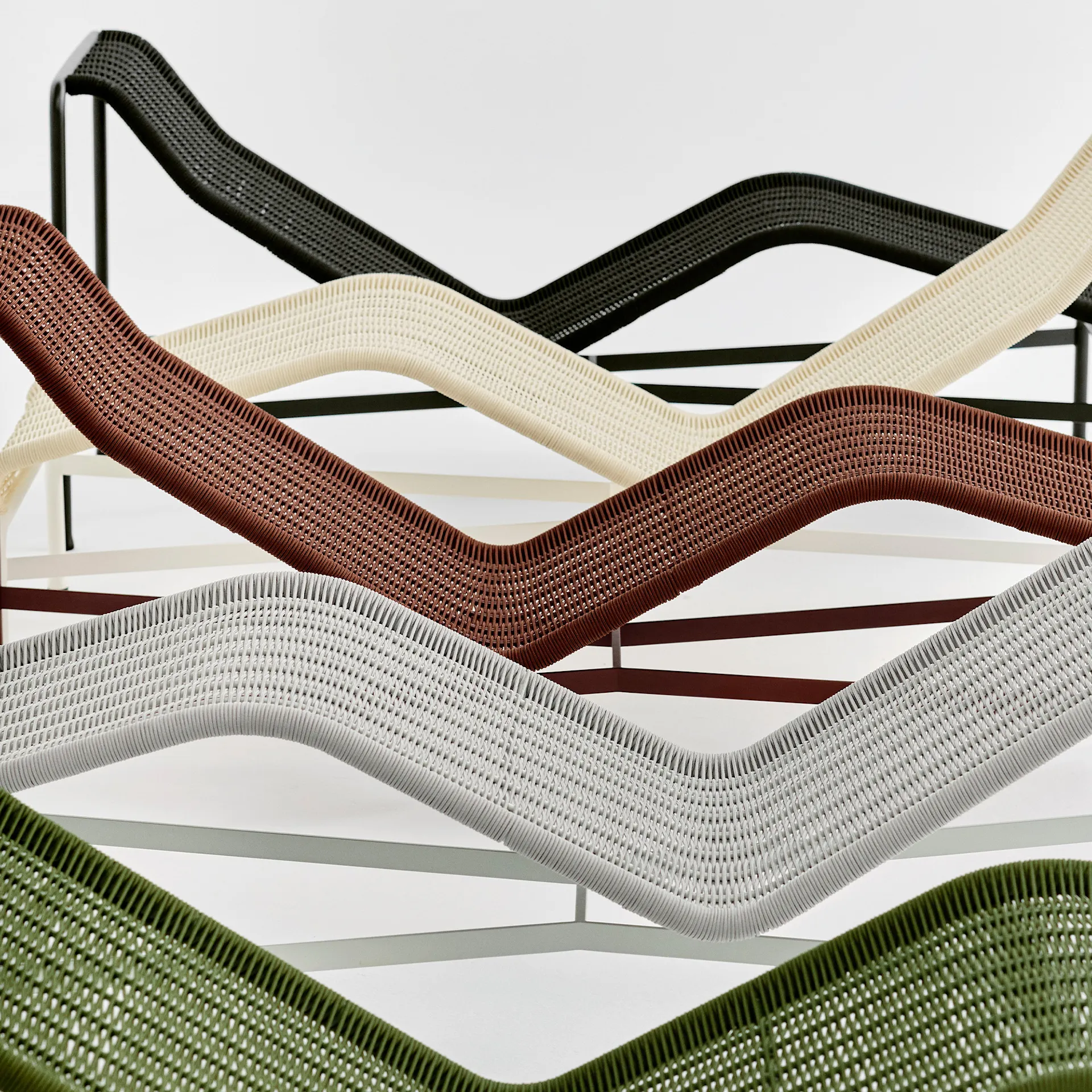 Palisade cord chaise lounge chair - HAY - Ronan & Erwan Bouroullec - NO GA