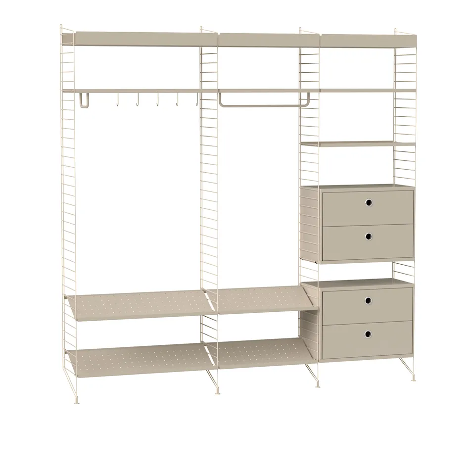 Hall Hyllsystem P Beige / Beige