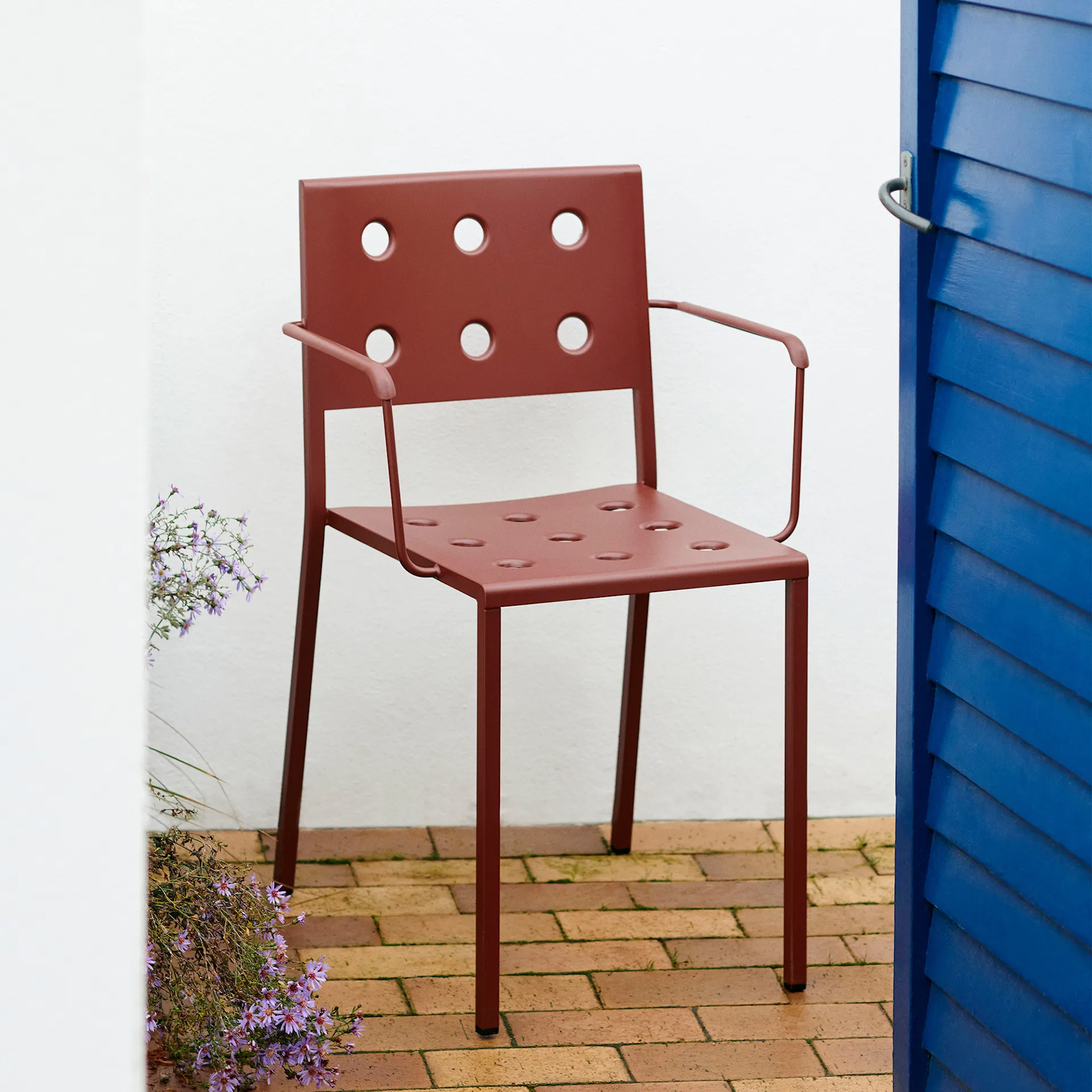 Balcony buiten eetkamerstoel met armleuningen - HAY - Ronan & Erwan Bouroullec - NO GA