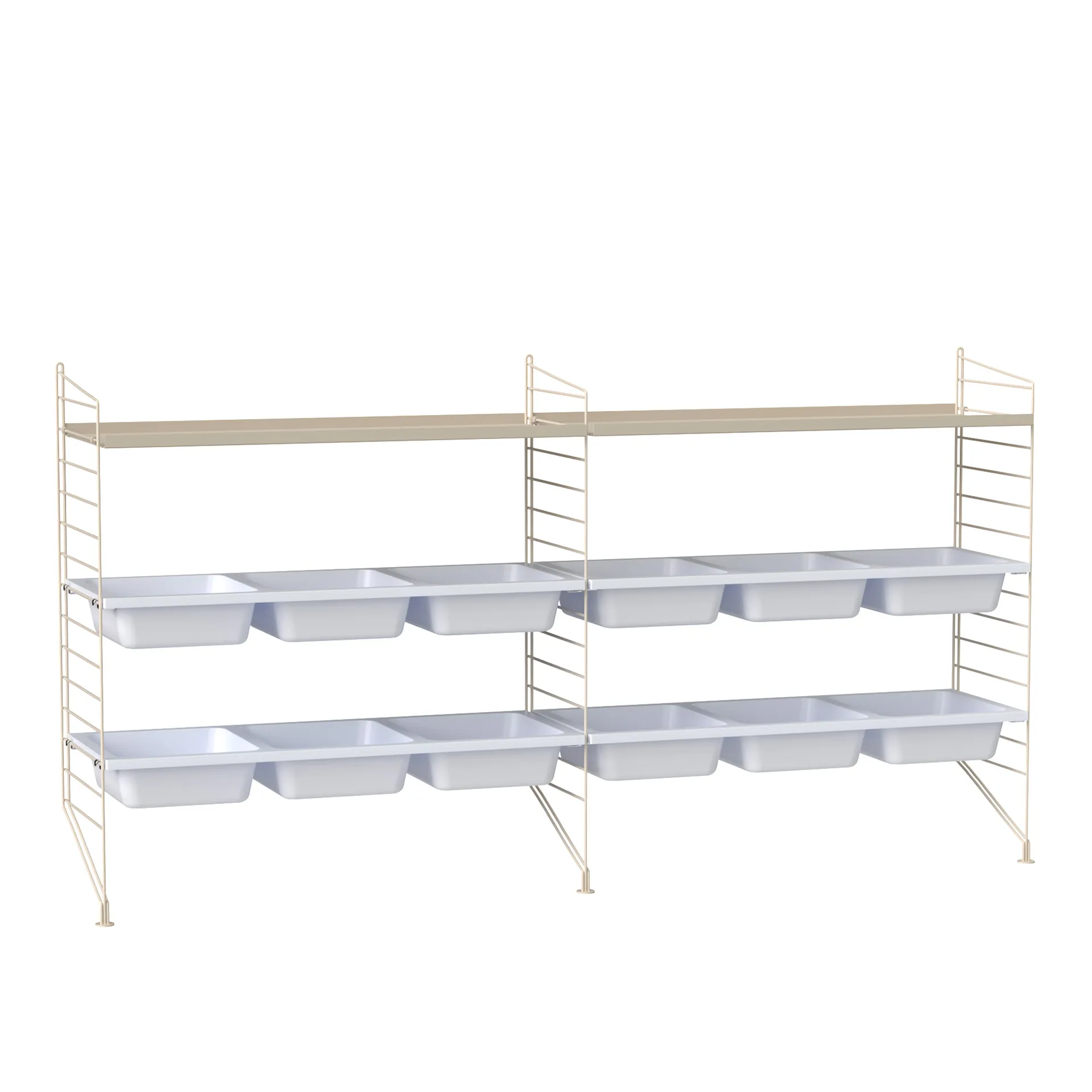 Kids room shelving system F - String - NO GA