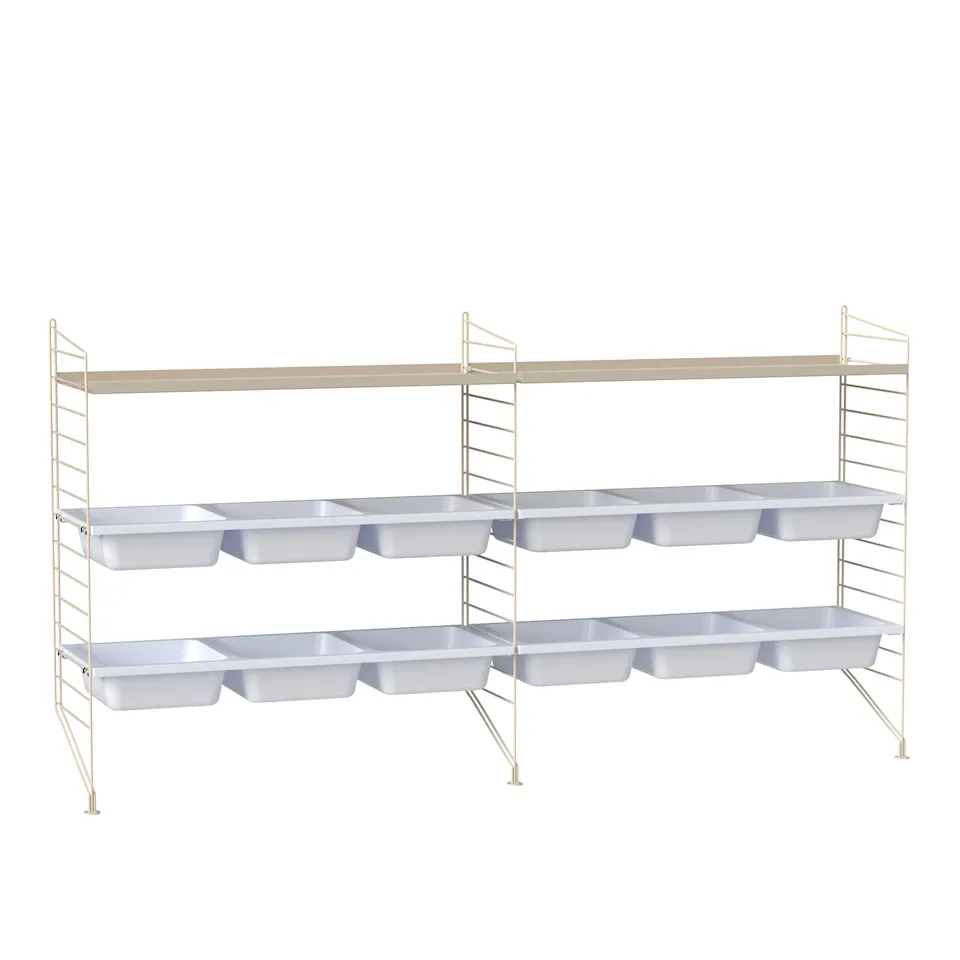 Kids room shelving system F