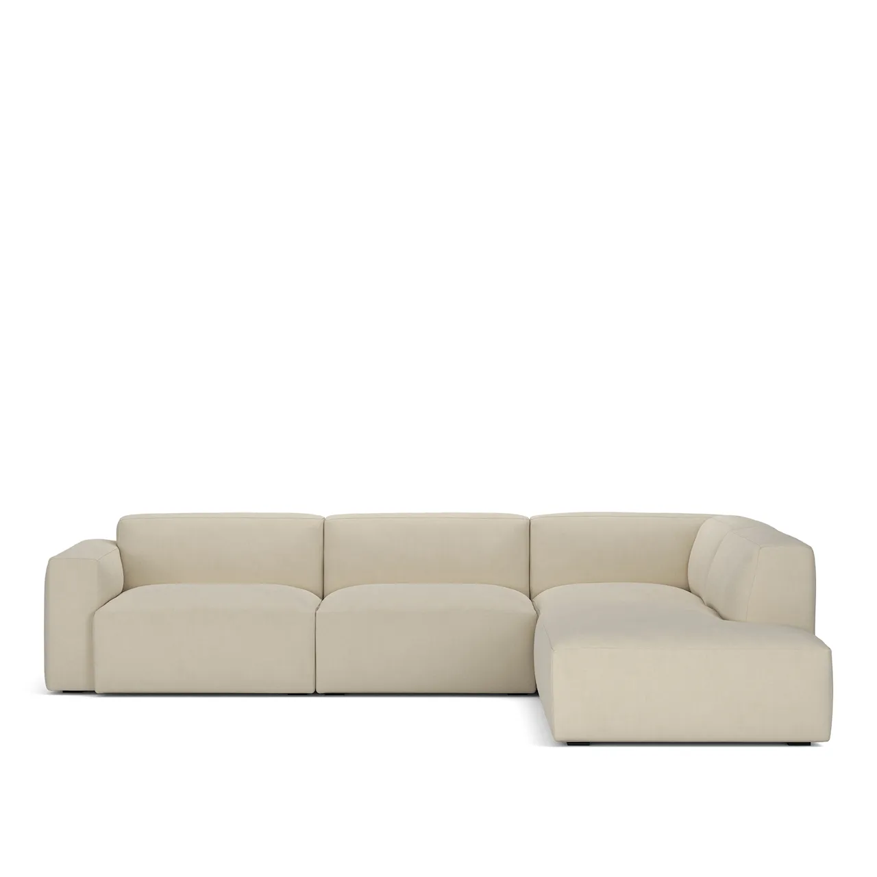 Brick 4-Seater Corner Open End Right - Shadow Beige