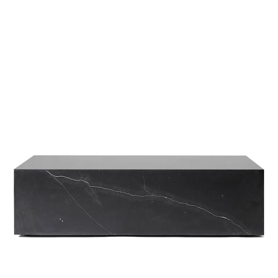 Plinth Low Black Marble