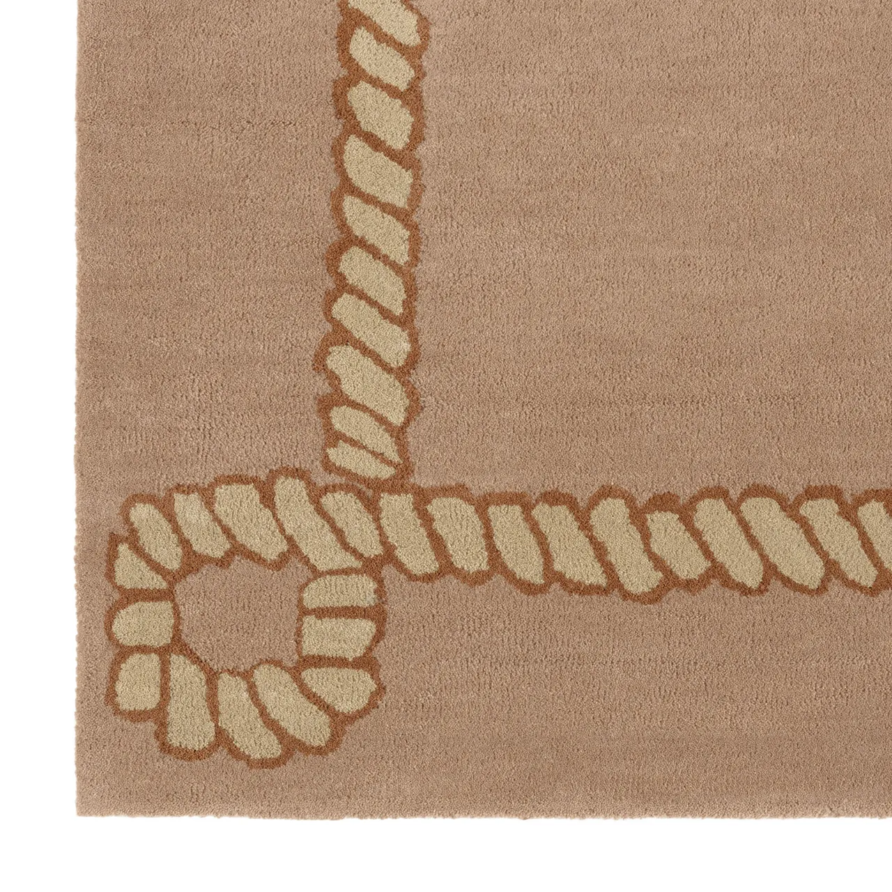 Rodeo wool rug blush