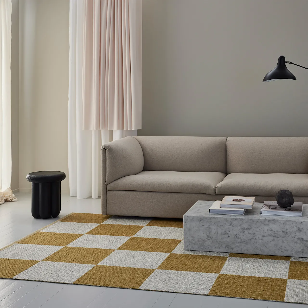 Checkerboard Icon Sunny Day 450 Wool Rug