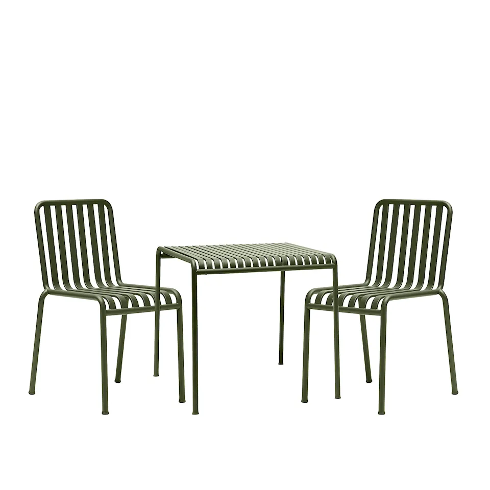 Palissade dining set with table & 2 chairs