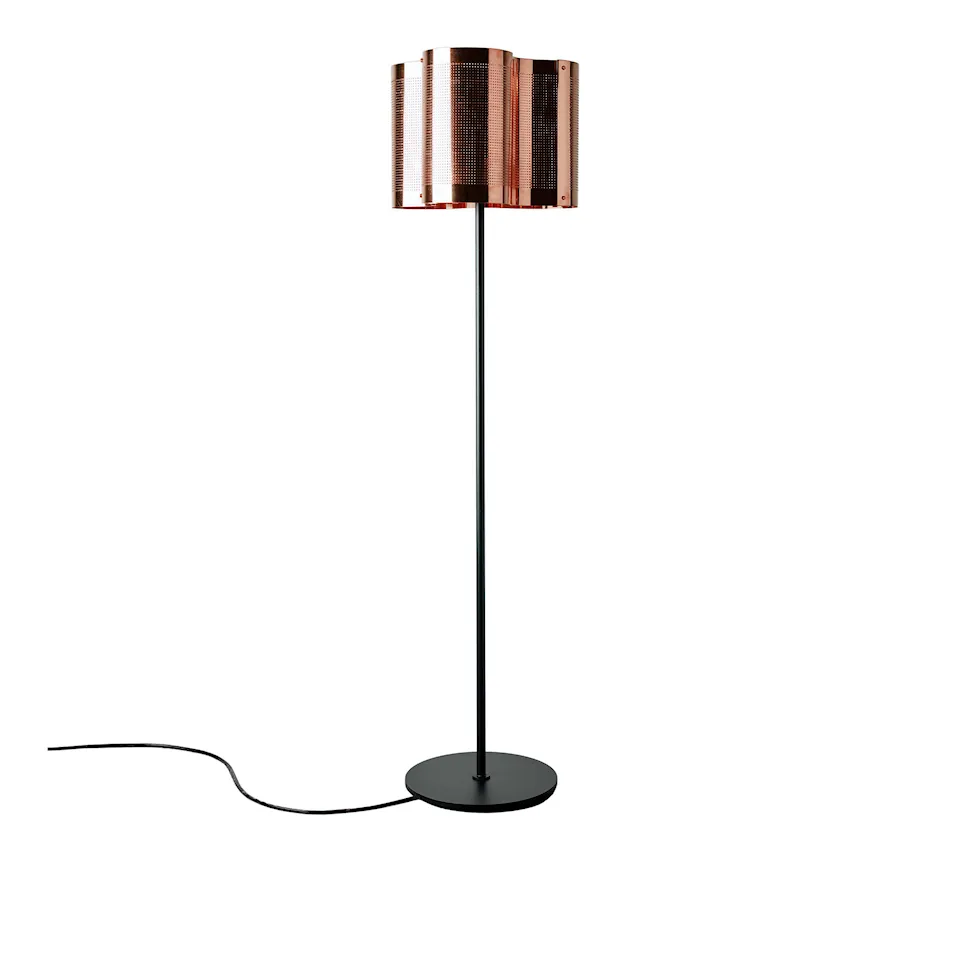 Snäcka floor lamp copper
