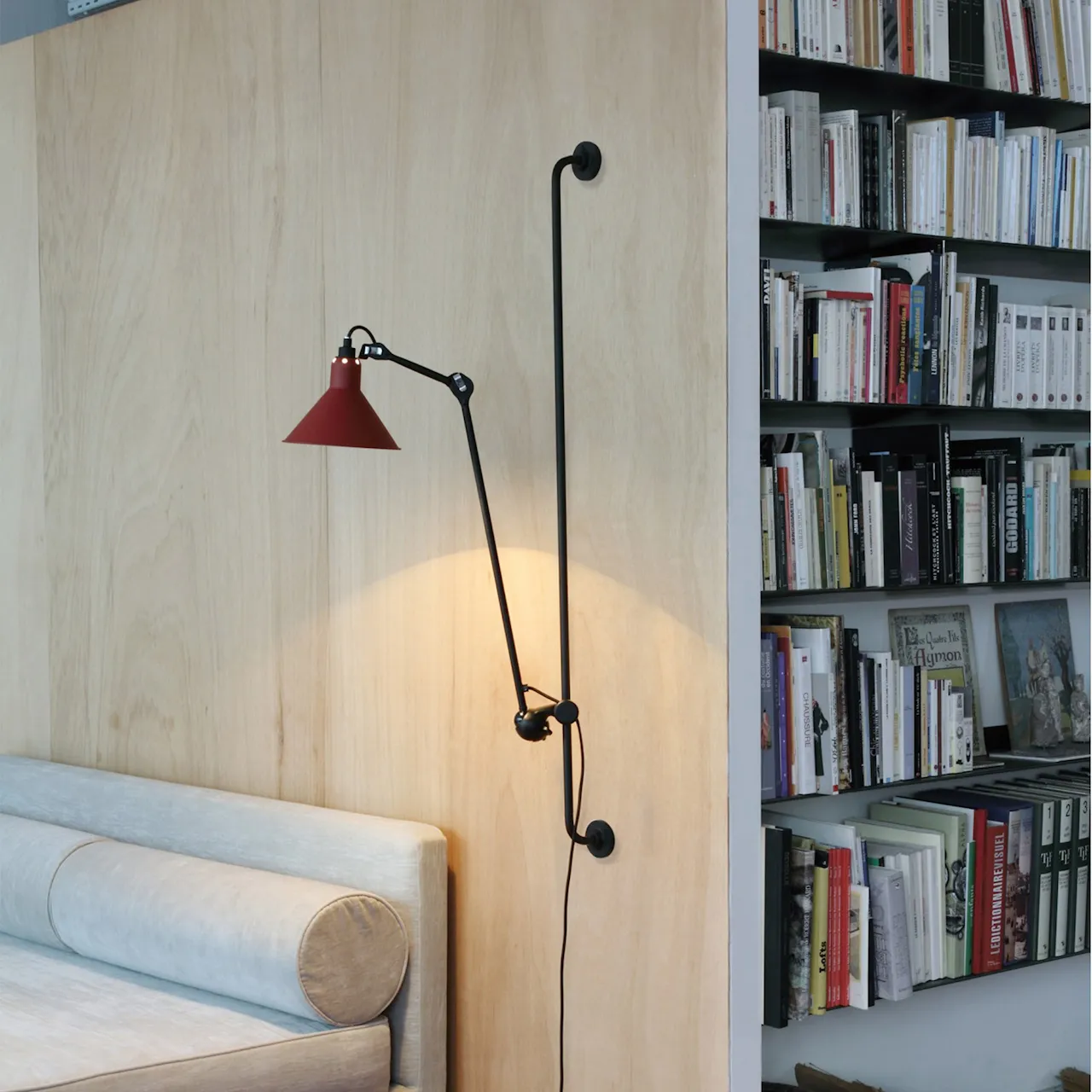 Lampe Gras No214 Conic - Red