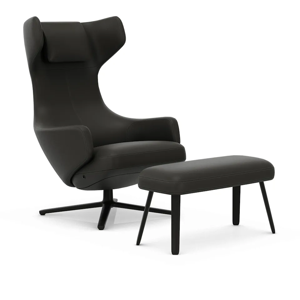 Grand Repos fauteuil & Panchina voetenbank Basic Dark