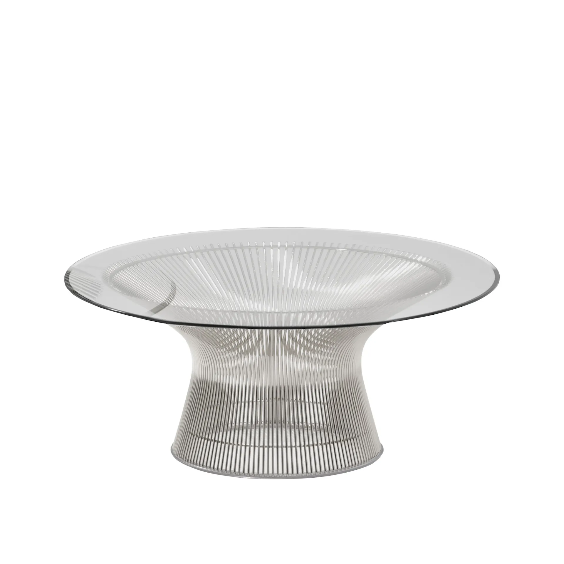 Platner sofabord Ø 92 cm Poleret nikkel - Knoll - Warren Platner - NO GA