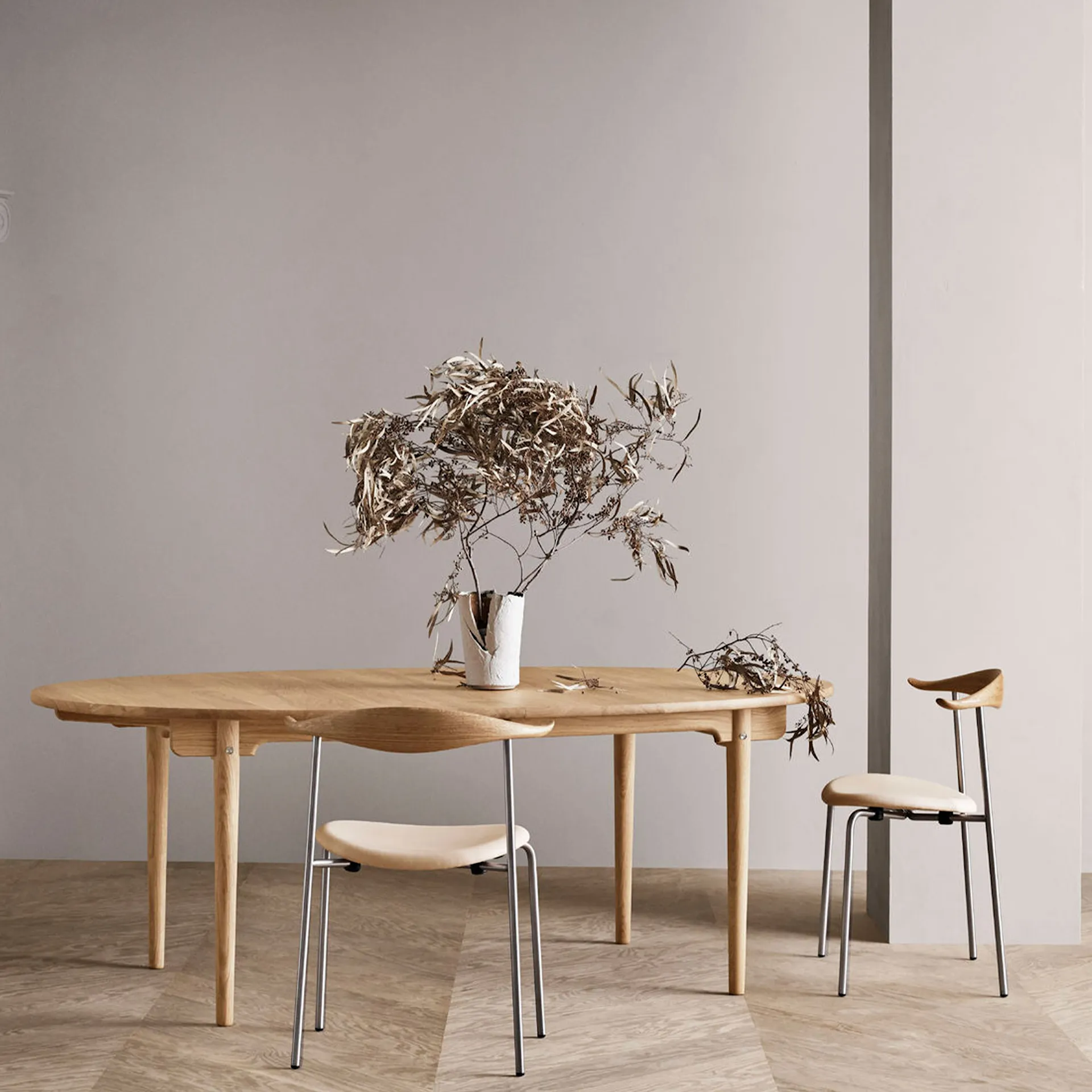 CH88P - Stainless steel - Carl Hansen - Hans J. Wegner - NO GA