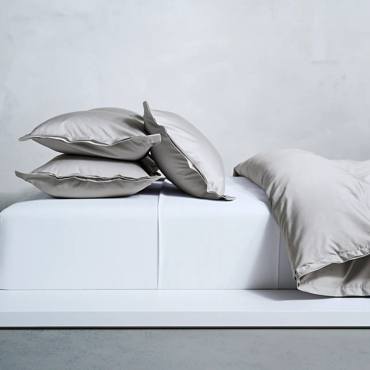 Barton Pillowcase Mist Grey