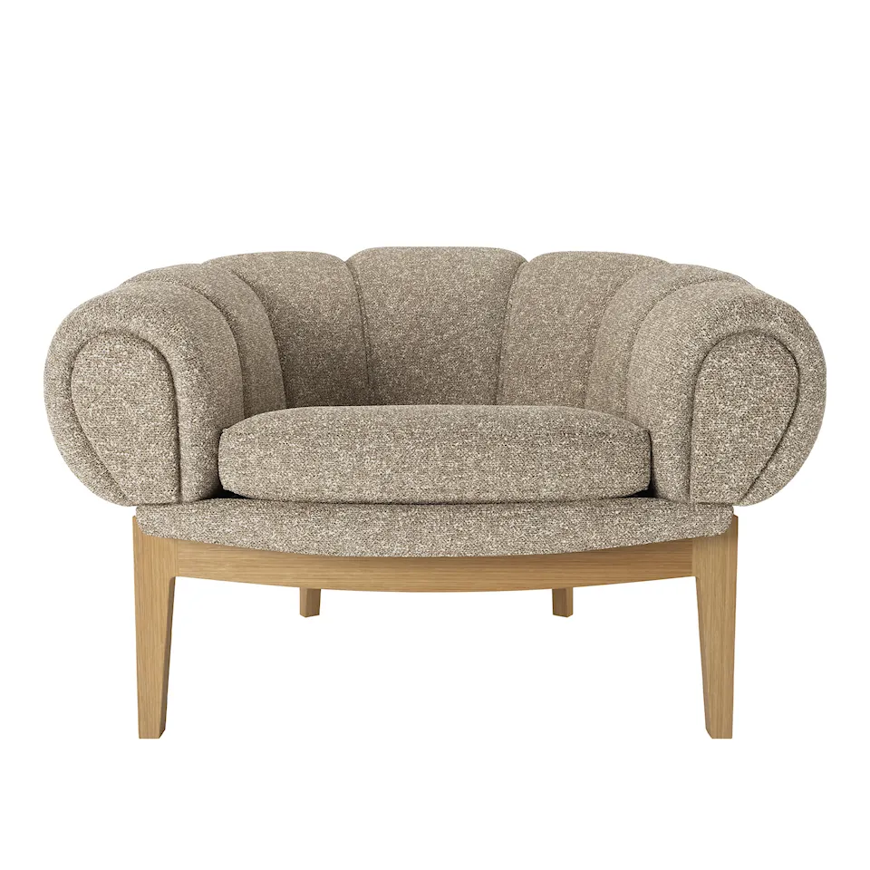 Croissant Lounge Chair Oak