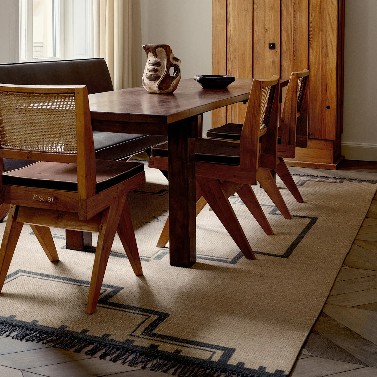 Elder 02 Navy Wool Rug