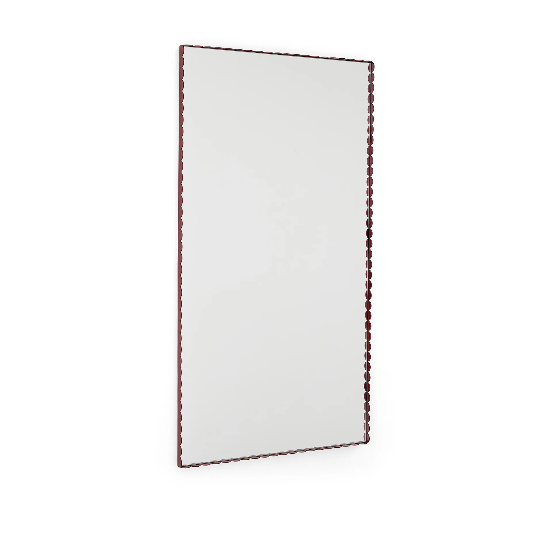 Arcs Mirror Rectangle L - Burgundy - HAY - NO GA