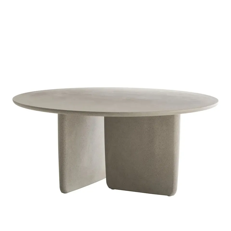 Tobi-Ishi rond eettafel buiten