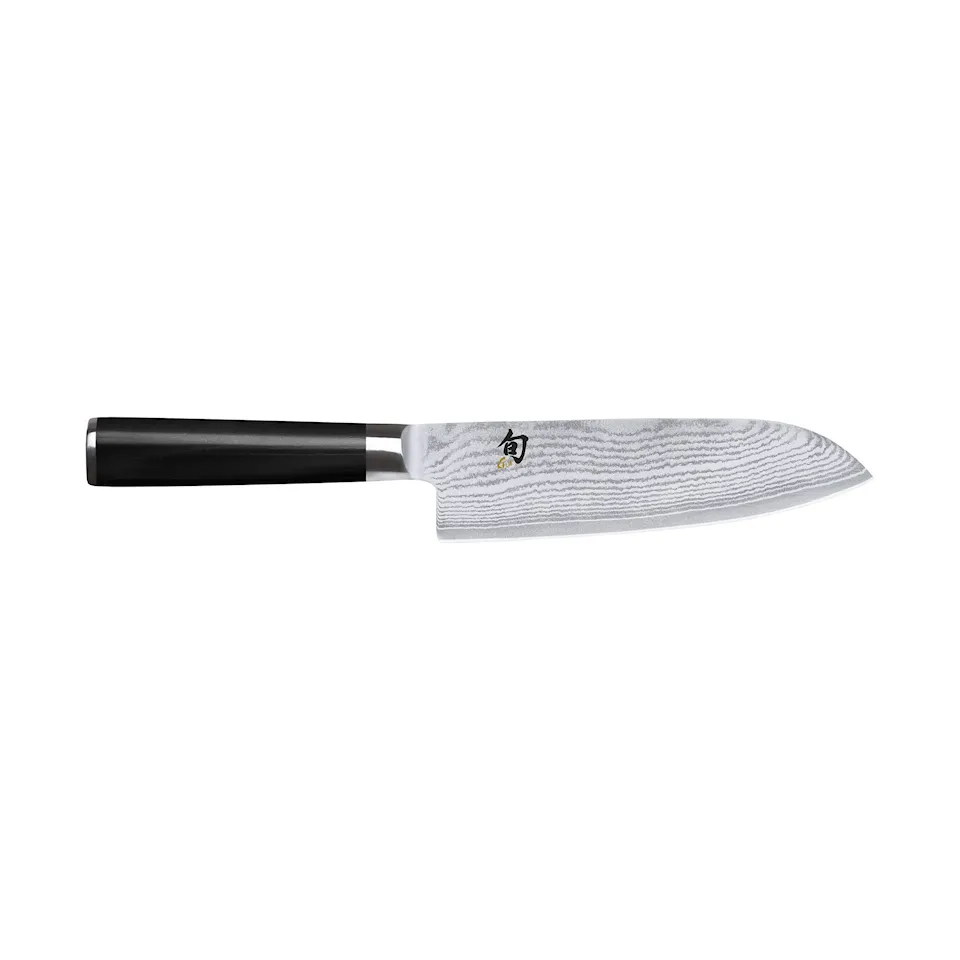 Shun Classic Santoku-veitsi 18 cm, Musta kahva